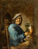 David Teniers the Younger, The Merry Drinker (Le Buveur Flamand)