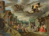 Jan van Kessel the Elder, Saturn Devouring his Children, Oil on canvas (relined)