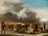 French School 17th century, Canoneer
