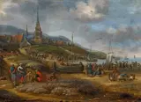 Thomas Heeremans, The Beach at Scheveningen