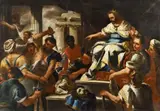 Herod with the Head of Saint John by follower of Luca Giordano, Oil on canvas (relined), offered Nov 2016