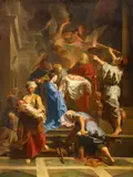 Johann Kaspar Sing, The Presentation in the Temple, Oil on canvas (relined)