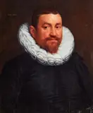 Flemish School 1st half 17th century, Portrait of a Gentleman, Oil on panel (parquetted)