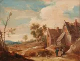 Small Landscape with a Farmstead by Flemish School 17th century, Oil on panel, offered Sep 2016