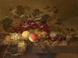 Roelof Koets, Fruit Still Life, Oil on panel