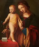 The Virgin and Child by follower of Bernardino Luini, Oil on panel, sold Sep 2016