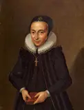 Portrait of a Lady with a Book by follower of Michiel van Mierevelt, Oil on panel, offered Sep 2016
