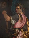 Probably Netherlandish School, 17th century, Portrait of the Roman Emperor Vespasian, Oil on copper