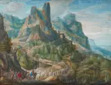 Hannibal crossing the Alps by Netherlandish School 17th century, Gouache on parchment, mounted on panel, sold Sep 2016
