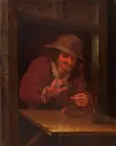 Drinking Peasant by Netherlandish School 17th century, Oil on panel, offered Sep 2016