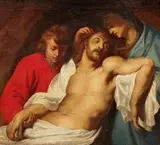 copy after Peter Paul Rubens, The Lamentation, Oil on panel