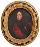 Portraits of Grand Duke Ferdinand II de' Medici and his wife Vittoria della Rovere (?) by circle of Justus Sustermans, Oil on canvas (relined). each, sold Sep 2016