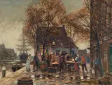Heinrich Hermanns, The Market Stall
