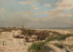 Dune Landscape by Carl Irmer, Oil on canvas (relined), offered Sep 2016