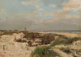 Carl Irmer, Dune Landscape, Oil on canvas (relined)