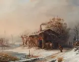 Albert Zimmermann, Winter Landscape