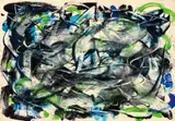 Karl Otto Götz, Untitled, 1953, Gouache on laid paper