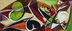 Ernst Wilhelm Nay, Olympia, 1949, Gouache on paper
