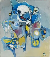 68/ F8 by Rolf Cavael, 1968, Oil on canvas, offered Jun 2016