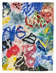 Untitled by Jan Voss, 1985, Paper relief: watercolour on a conglomerate of papers, sold Jun 2016