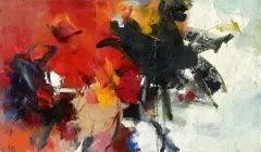 Jean Miotte, Untitled, Oil on canvas