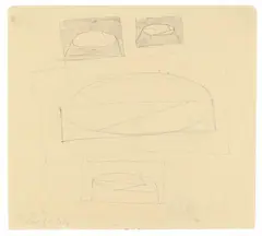 Eisentisch by Joseph Beuys, 1956, Pencil on paper, sold Jun 2016