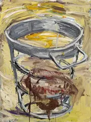 Untitled (Eimer) by Dieter Krieg, 1985, Oil on canvas, offered Jun 2016