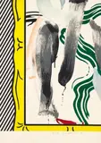 Roy Lichtenstein, Against Apartheid, 1983, Lithograph in colors, on Arches paper, the full sheet