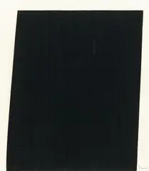 Tujunga Blacktop by Richard Serra, 1984, paintstick and screenprint on paper, sold Jun 2016