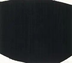 Core by Richard Serra, 1987, Oil crayon and silkscreen on cardboard, sold Jun 2016