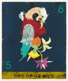 Gert und Uwe Tobias, Dresdener Joker, 2012, Woodcut on cardboard
