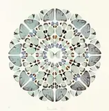 Psalm: Exaudi Domine by Damien Hirst, 2009, Colour silkscreen and foil print on cardboard, offered Jun 2016