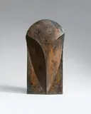 Michael Croissant, Kopf, 1990, Bronze with golden brown patina