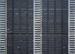Industrial #6 by Michael Wolf, 2006, Chromogenic print on Kodak-Endura paper, face-mounted to plexiglass, sold Jun 2016