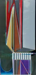Christian Hellmich, Sensortype, 2009, Oil on canvas