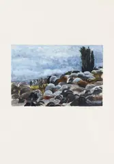 Untitled by Karin Kneffel, 1992, Watercolour on paper, sold Jun 2016