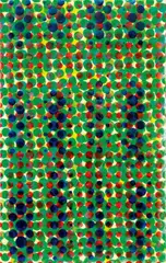 Raster by Peter Zimmermann, 2000, Synthetic resin on canvas, offered Jun 2016