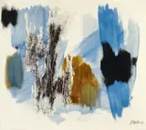 Steine und Gräser by Fritz Winter, 1962, Oil on canvas, sold Jun 2016