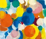 Vega by Ernst Wilhelm Nay, 1957, Oil on canvas, sold Jun 2016