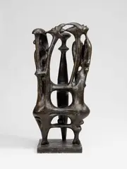 Agustín Cárdenas, Composition aux Trois Formes, 1956, Bronze with brown black patina. Height approx