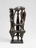 Agustín Cárdenas, Composition aux Trois Formes, 1956, Bronze with brown black patina. Height approx