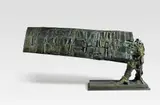 Cesar, L'Homme de Villetaneuse, 1959/ Nach 1984, Bronze with green brown patina. Approx