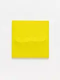 Turi Simeti, Untitled (quattro ovali gialli), 2004, Acrylic on textured canvas