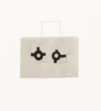 Eduardo Chillida, Gravitación, 1988, Paper, India ink and cotton thread