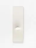 Turi Simeti, Untitled (Un ovale bianco)