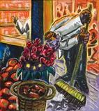 Jörg Immendorff, Untitled, 1992, Acrylic on canvas