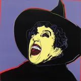 Andy Warhol, The Witch, 1981, Colour silkscreen with diamond dust on Lenox museum board