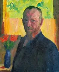Giovanni Giacometti, Autoritratto (Selbstbildnis), 1916, Oil on canvas