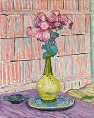 Cuno Amiet, Blumenstillleben, 1908, Oil on canvas