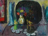 Gabriele Münter, Stilleben mit schwarzer Schale